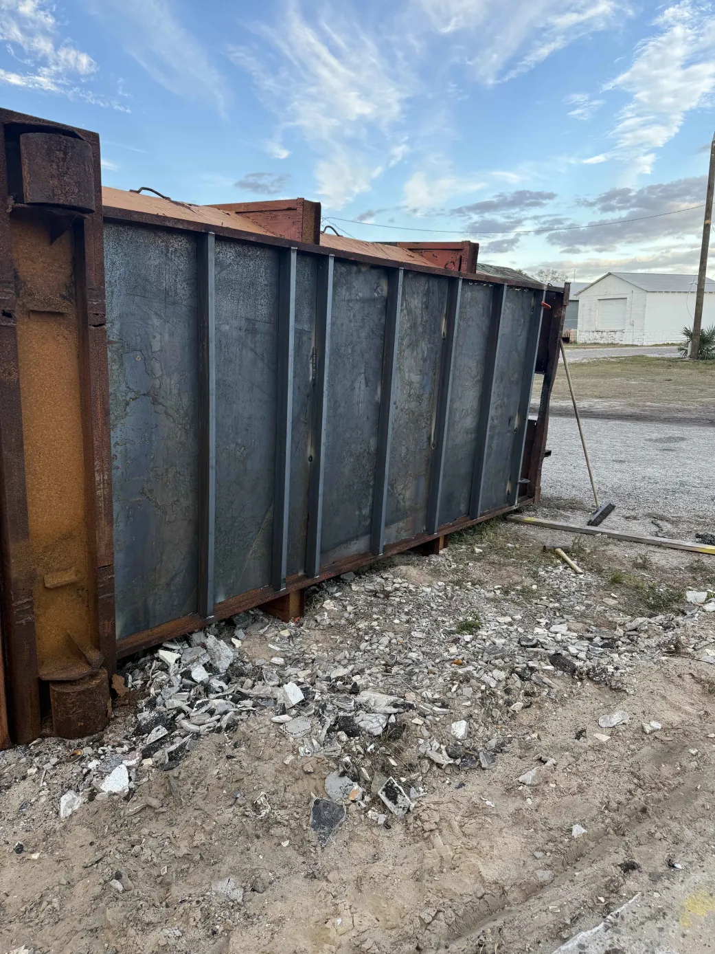 Completed container with structural reinforcement ribs - structural welding Fort Myers